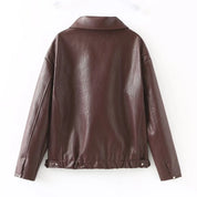 Leather Jaqueta Jacket