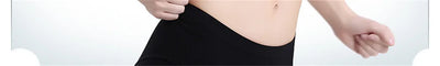 Seamless Ribbed Sports Bra – Black Yoga Crop Top