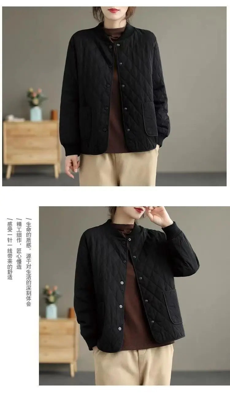 Quilted Cotton Jacket – Women’s Winter Coat