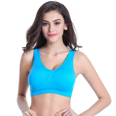 Wireless Sleep Bra – No-Pad Yoga Bralette (Plus Size)