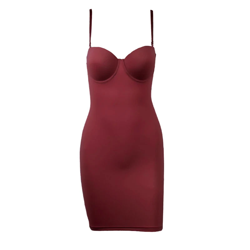 Slimming Full Length Shapewear Tube Dress
