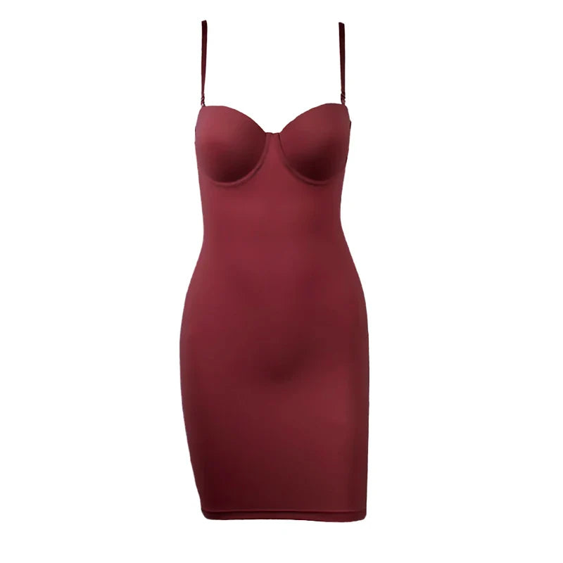 Slimming Full Length Shapewear Tube Dress