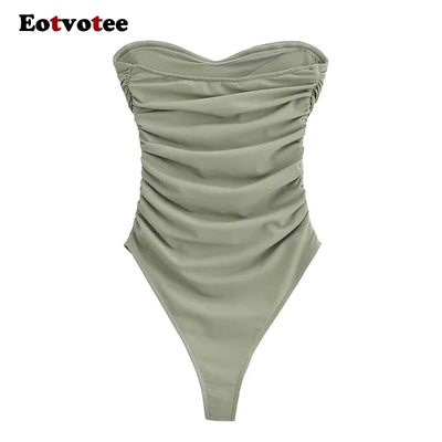 Strapless Off Shoulder Bodysuit