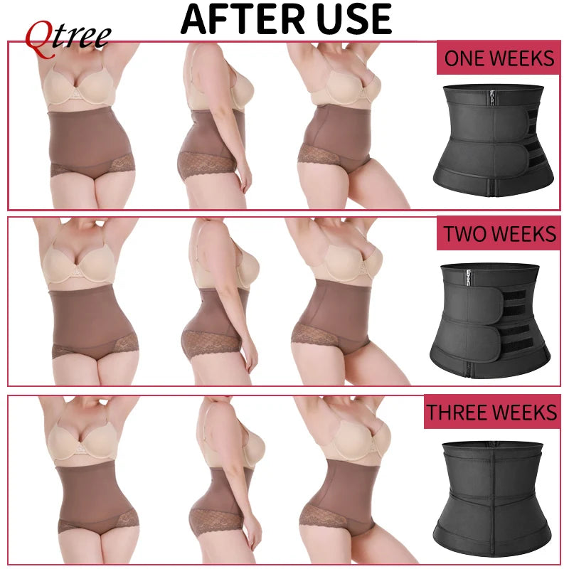 Plus Size Waist Trainer – Sweat Slimming Corset Belt