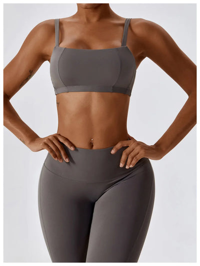 Seamless 2-Piece Workout Set – High Waist Leggings & Top