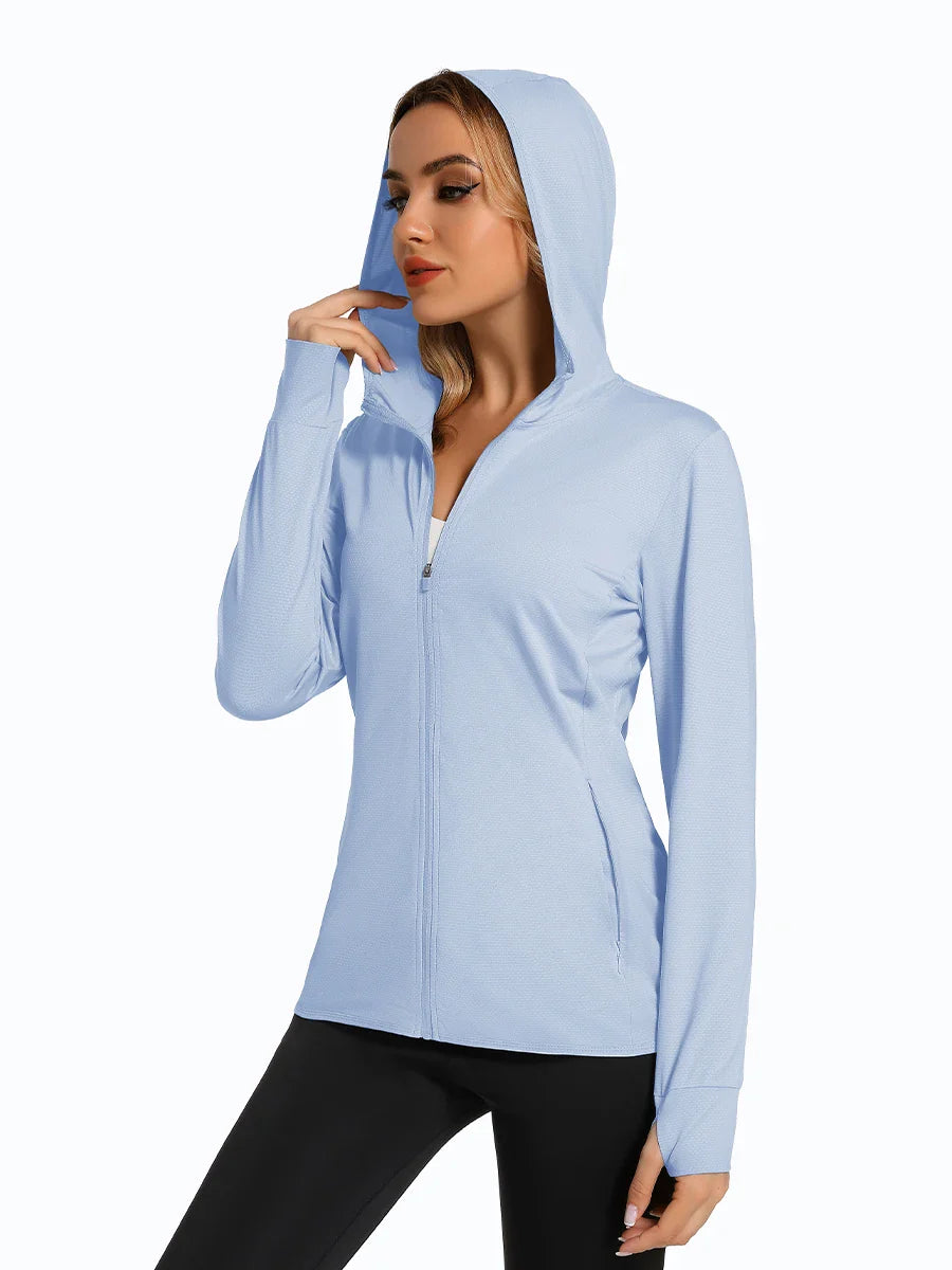 UPF 50+ Jacket – Women’s Sun Protection Hoodie