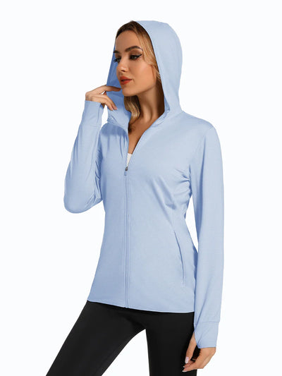 UPF 50+ Jacket – Women’s Sun Protection Hoodie
