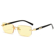 Rimless Rectangle Sunglasses