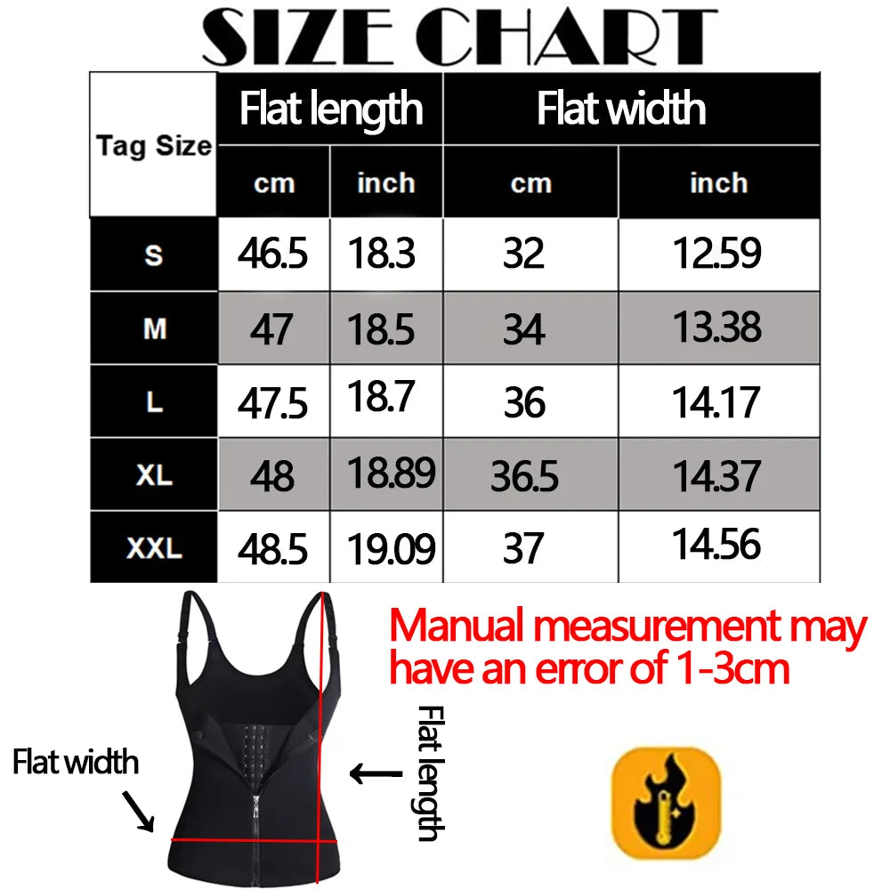 Zipper Waist Trainer Tank – Tummy Control Shapewear