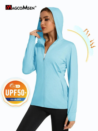 UPF 50+ Jacket – Women’s Sun Protection Hoodie