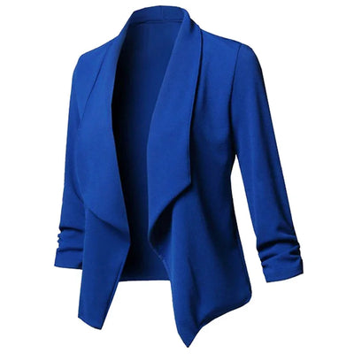 Ruched Blazer – Women’s Lightweight Jacket