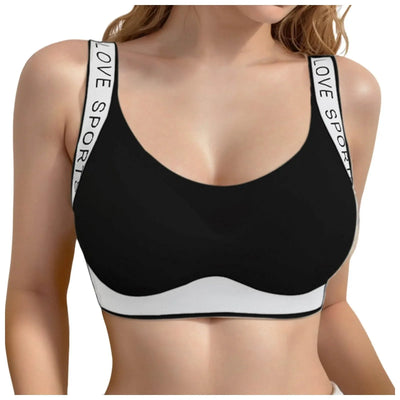 High Impact Sports Bra – Seamless Racerback Compression