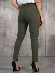 Autumn Casual Slim Chiffon Thin Trousers