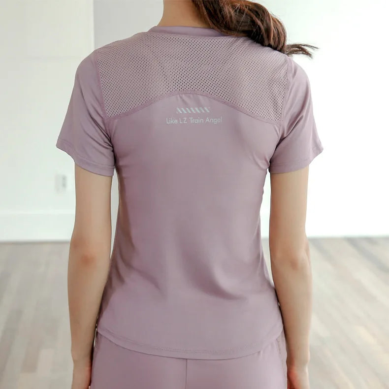 Quick Dry Short Sleeve Sports Top