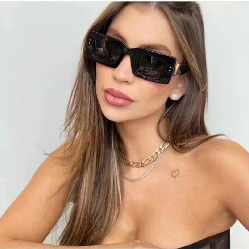 Retro Rectangular Sunglasses