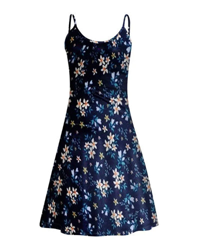 Backless Floral Slip Dress – Strapless Mini Bodycon Party Style