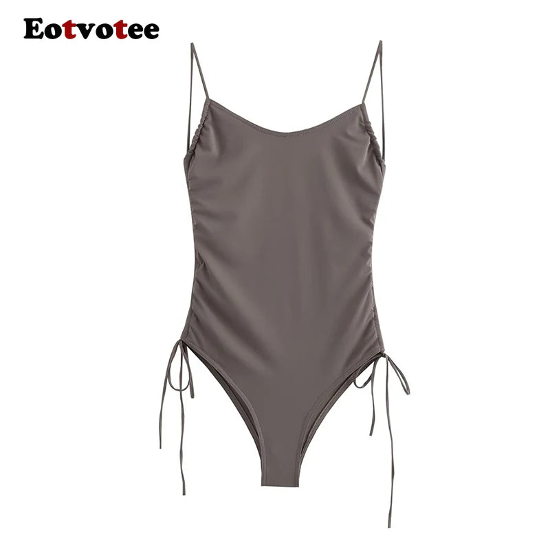 Off Shoulder Backless Bodysuit
