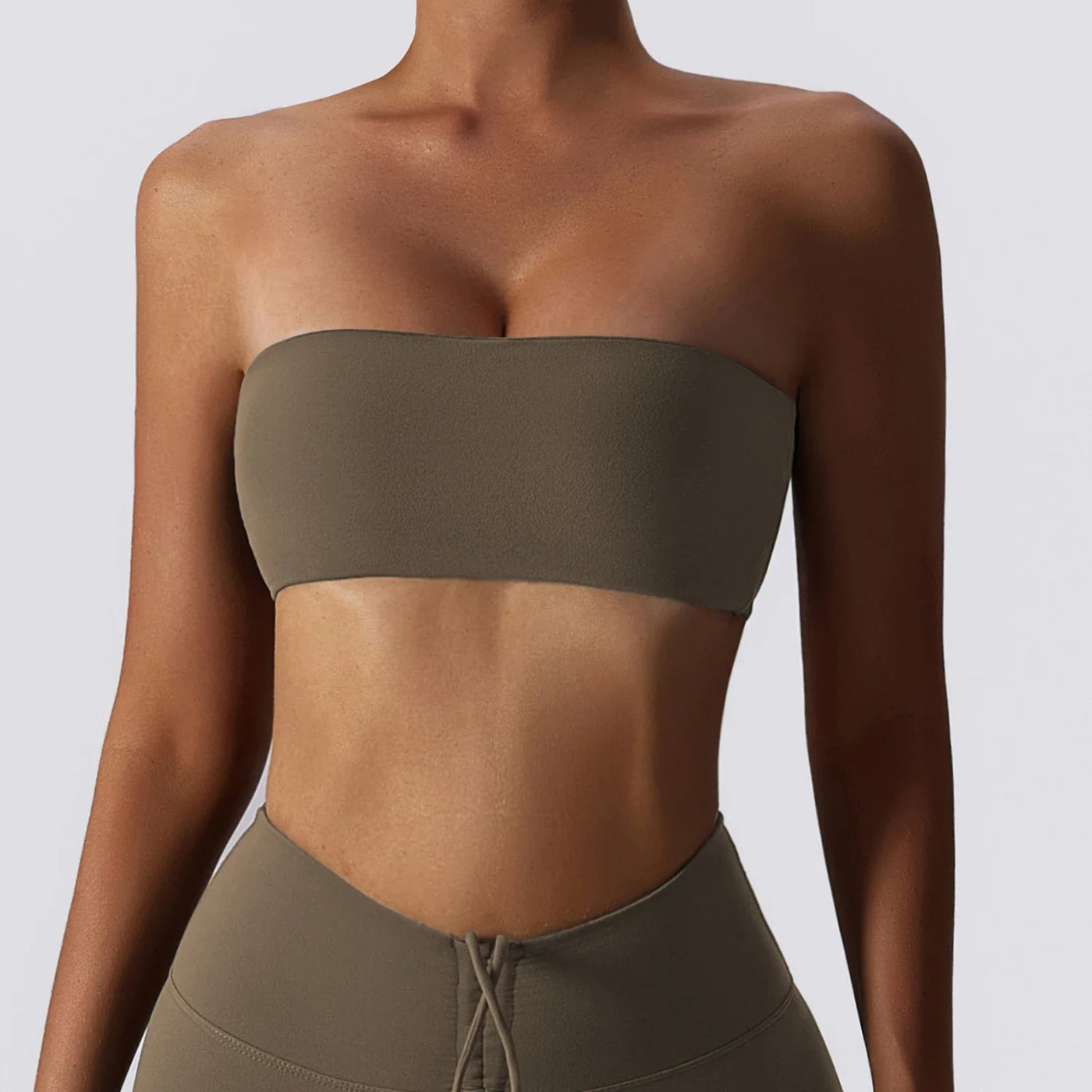 Strapless Sports Bra – Quick-Dry Tube Top
