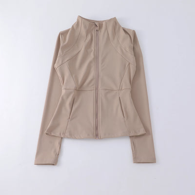 Zip Up Long Sleeve Yoga Jacket