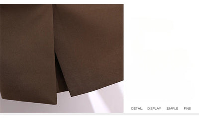 Korean Style Blazer – Women’s Lace-Up Jacket