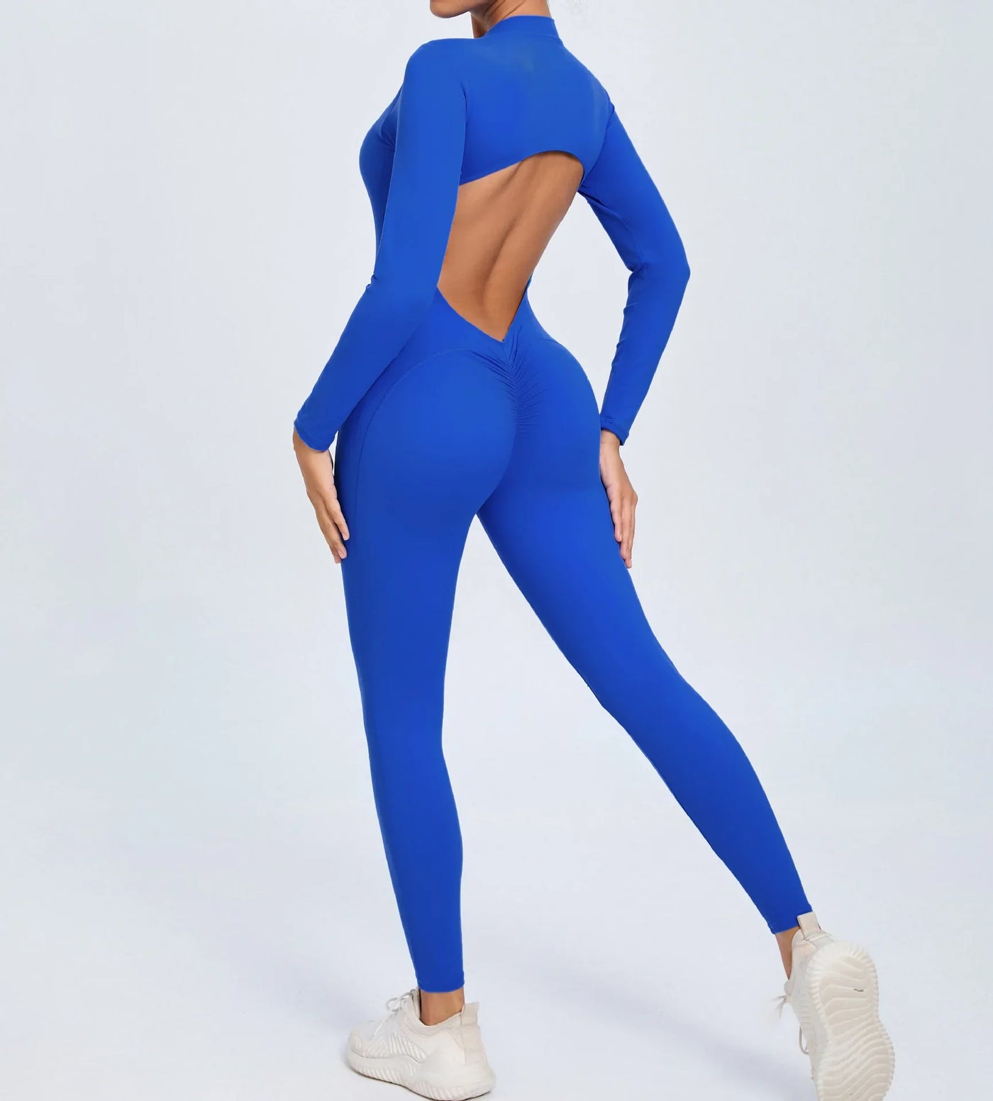 One-Piece Fitness Jumpsuit – Seamless Women’s Training Suit