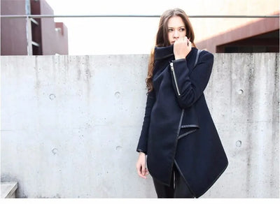 Long Wool Trench – Women’s Cashmere Coat