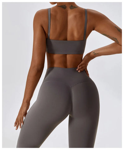 Seamless 2-Piece Workout Set – High Waist Leggings & Top