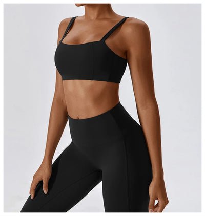 Seamless 2-Piece Workout Set – High Waist Leggings & Top