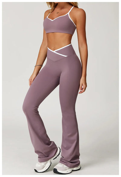 Shockproof Sports Bra – Push-Up Crop Top for Yoga & Workouts