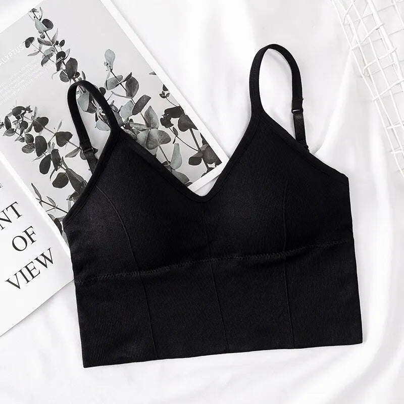 Seamless Shockproof Push-Up Sports Bra