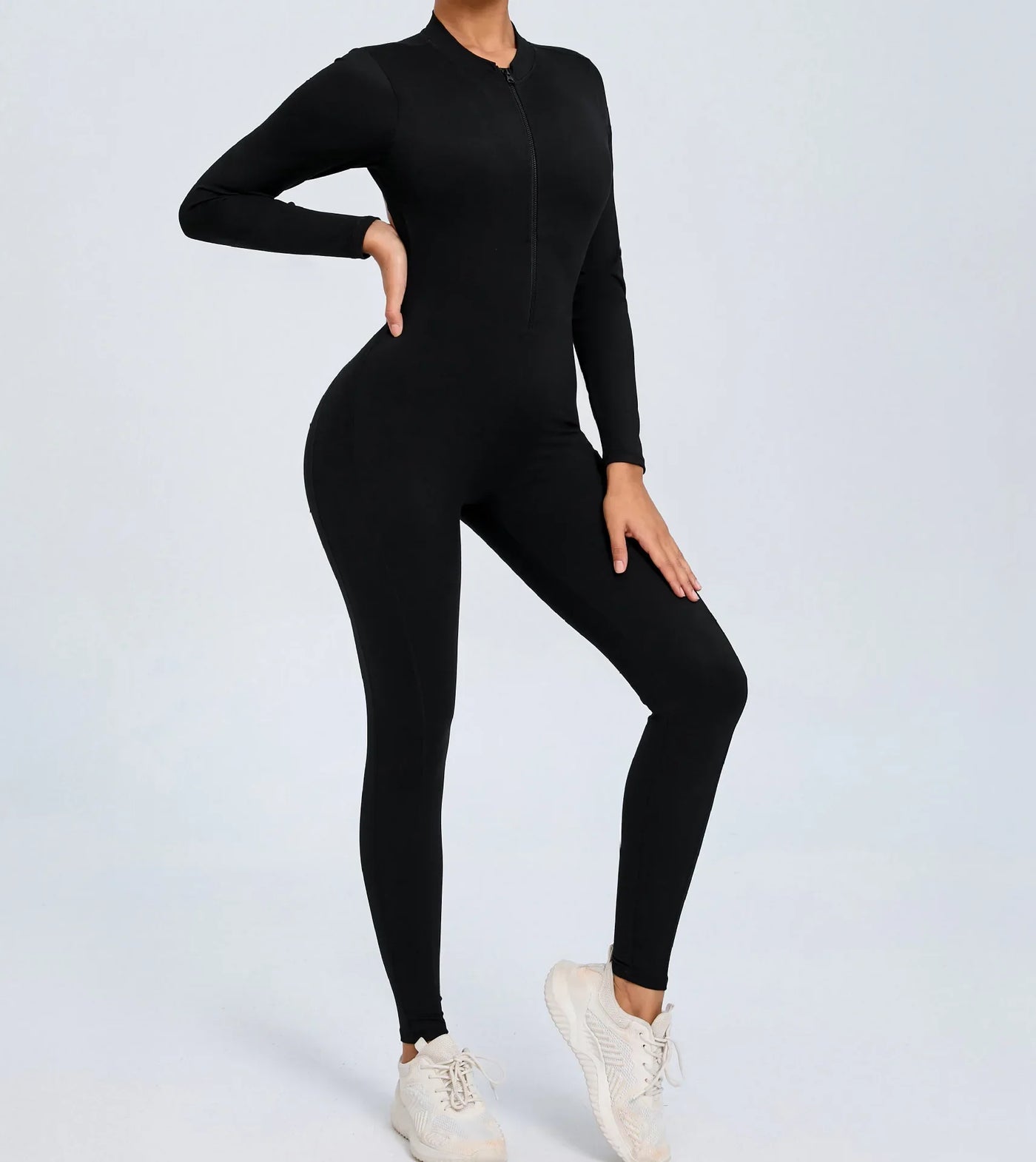 One-Piece Fitness Jumpsuit – Seamless Women’s Training Suit