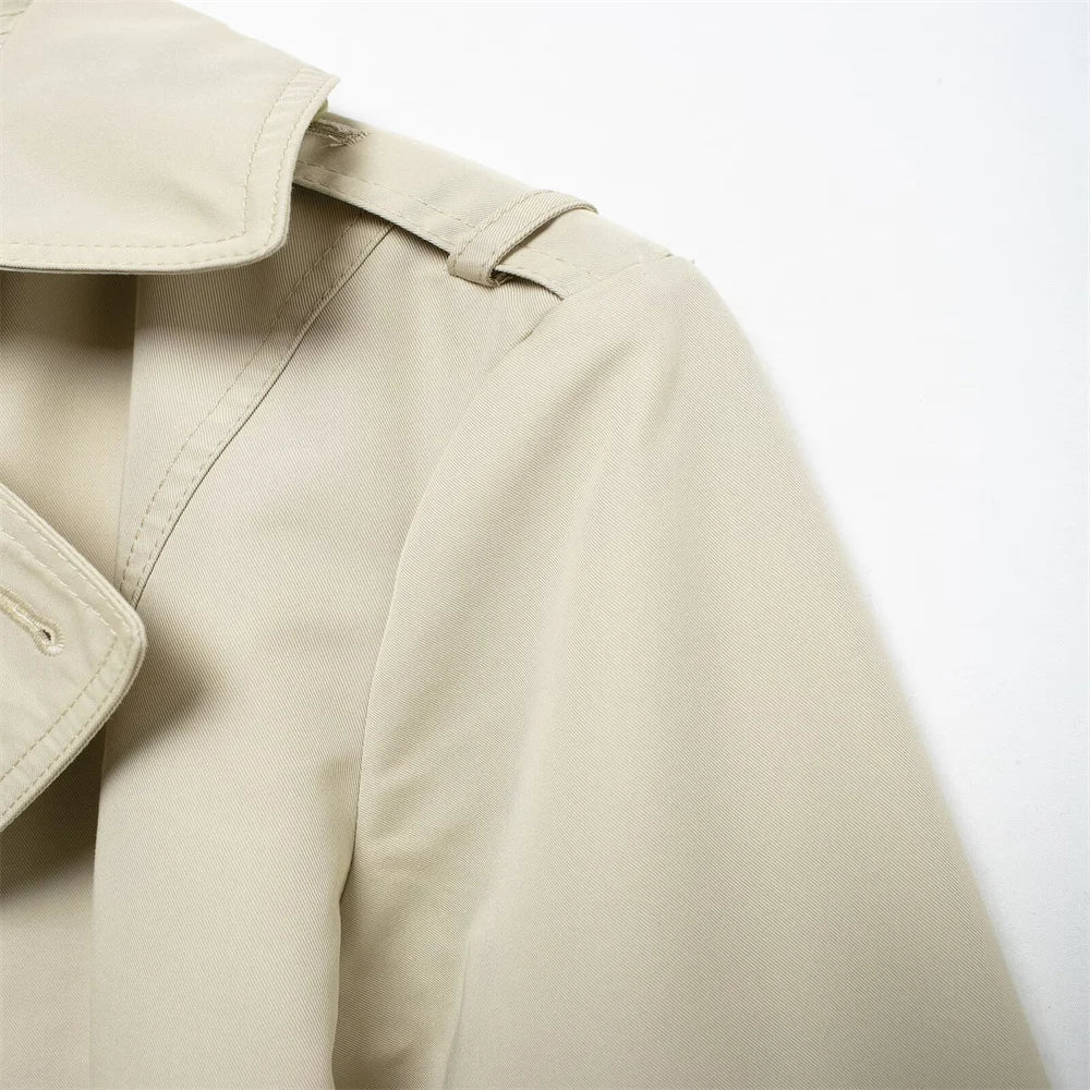 Double Breasted Trench – Women’s Belted Coat
