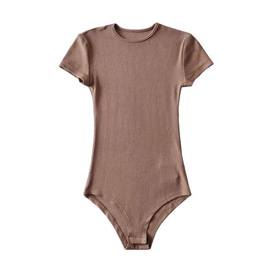 O-Neck Short Sleeve Bodysuit