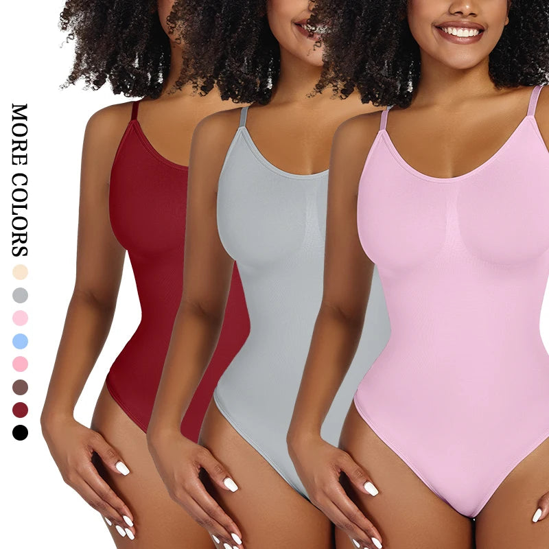 Seamless Shapwear Thong Bodysuit