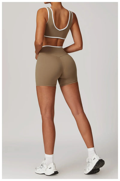 2-Piece Yoga Set – High Waist Leggings & Sports Bra for Women