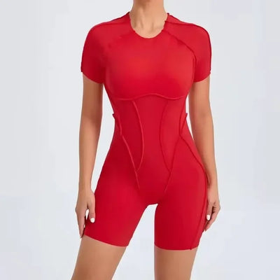 One-Piece Gym Jumpsuit – Sexy Athletic Yoga Suit