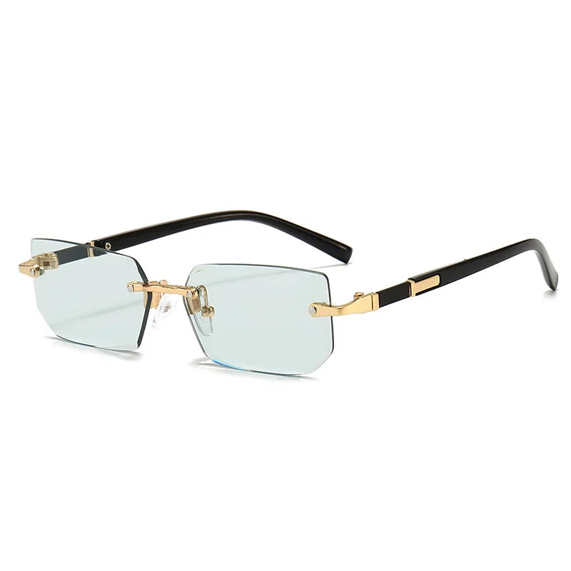 Rimless Rectangle Sunglasses