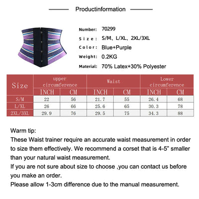 Latex Waist Trainer – Tummy Slimming Shapewear