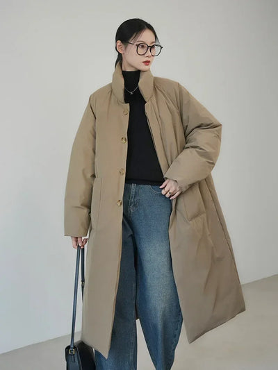 Long Parkas Thick Cotton-padded Jacket