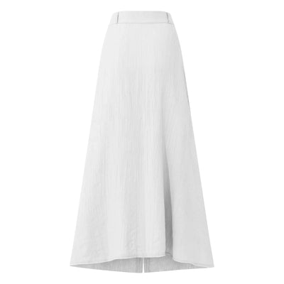 Boho High Waist Button Midi Skirt – Daily & Beach Wear