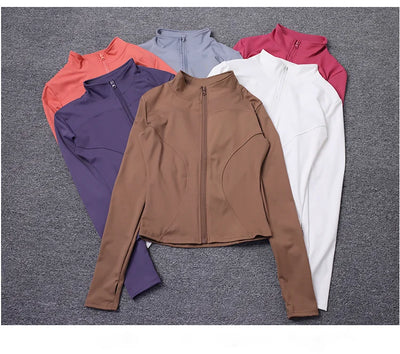 Women’s Sports Jacket – Workout Long Sleeve