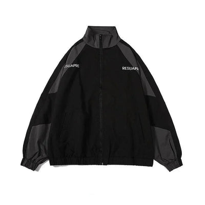 Vintage Patchwork Jacket – Women’s Streetwear