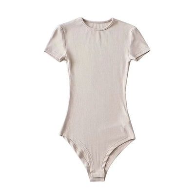 O-Neck Short Sleeve Bodysuit