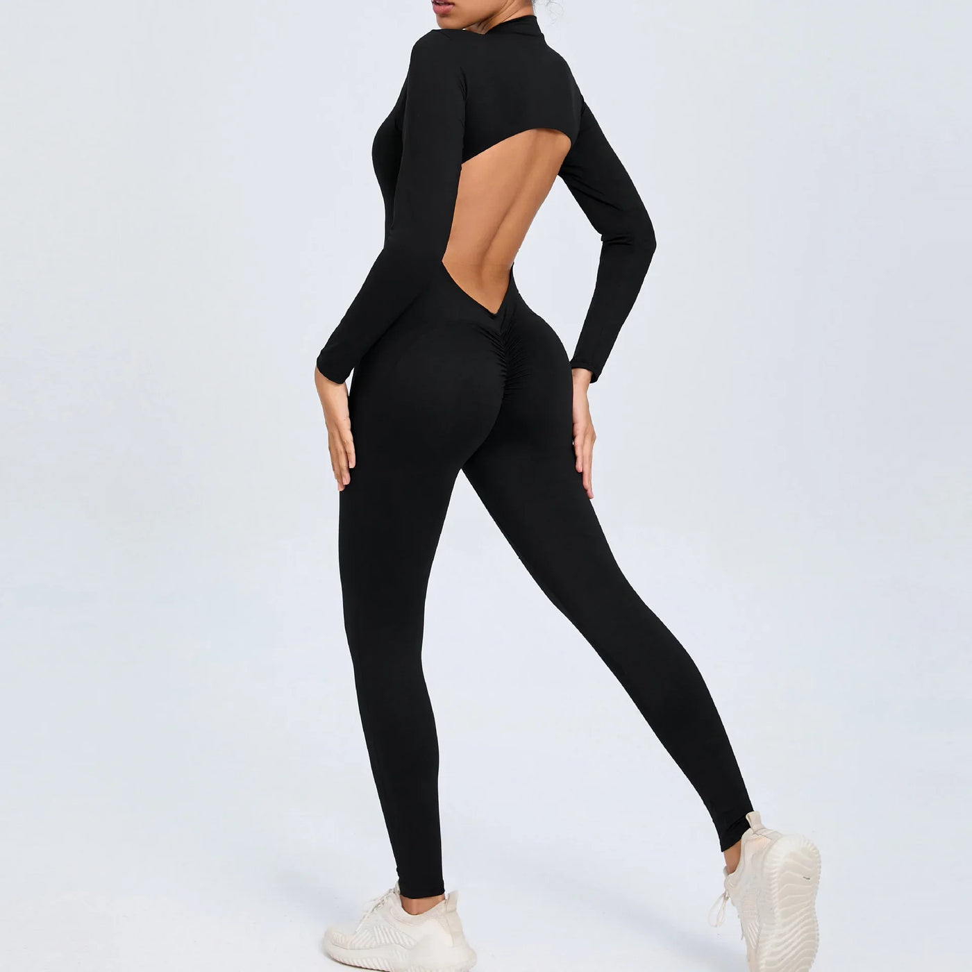One-Piece Fitness Jumpsuit – Seamless Women’s Training Suit