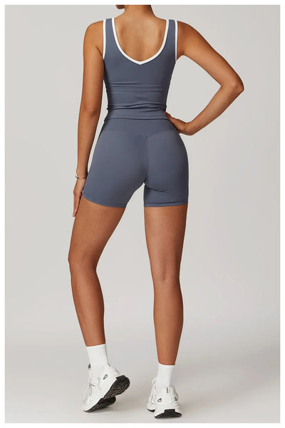 2-Piece Yoga Set – High Waist Leggings & Sports Bra for Women