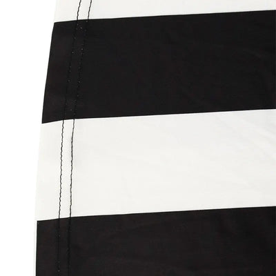 Black & White Patchwork Knitted Maxi Dress – Slim Streetwear