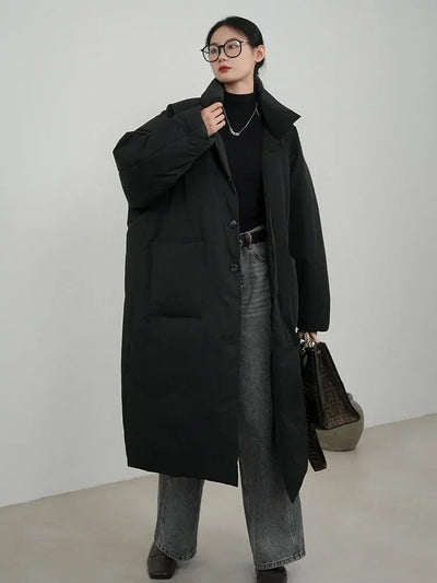 Long Parkas Thick Cotton-padded Jacket