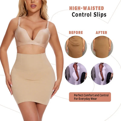 2-in-1 Tummy Control Underskirt
