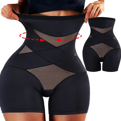 High-Waist Shapewear Shorts – Tummy Control & Butt Lifter