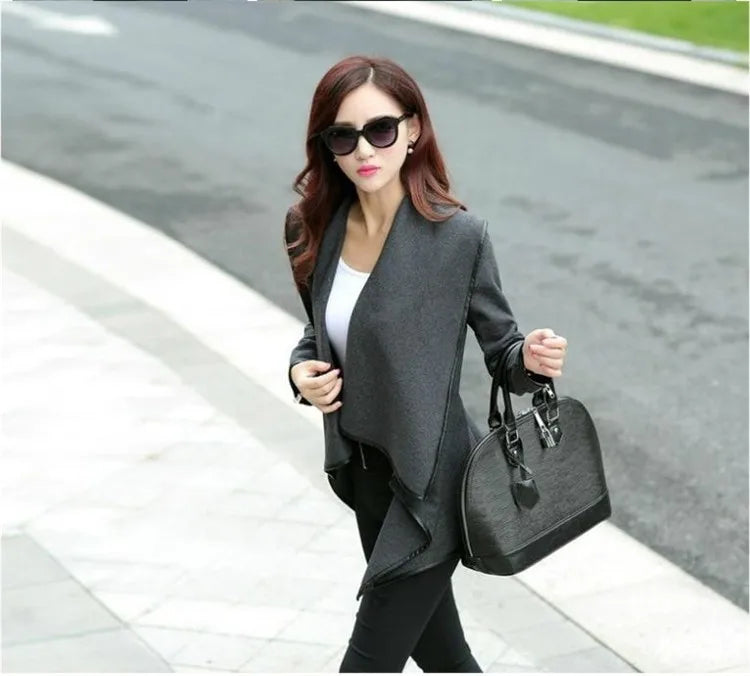 Long Wool Trench – Women’s Cashmere Coat